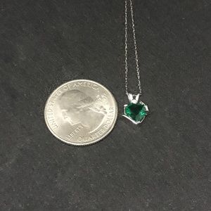 Emerald Heart Pendant